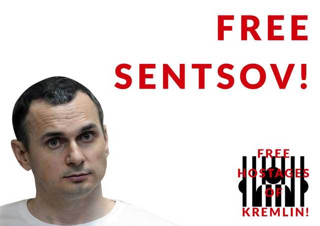 Киевская компания отказалась печатать плакаты в поддержку Сенцова