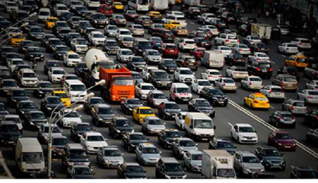 Вечерние пробки в Киеве застопорили центр, Крещатик и мосты стоят