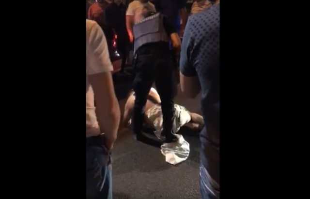 В Николаеве таксисты напали на хулигана, угрожавшего одному из них