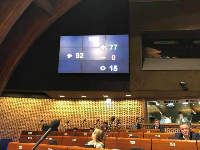 ПАСЕ приняла резолюцию по украинским политзаключенным