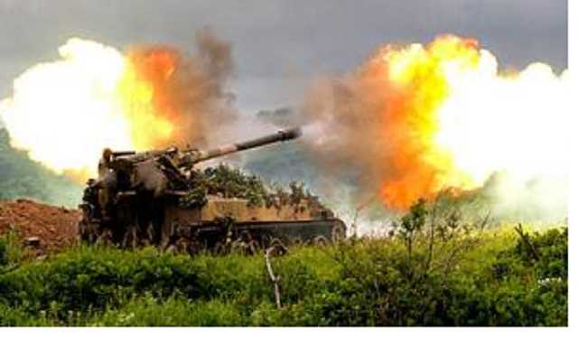 Мощный бой под Докучаевском. «Боевики в атаку пошли?»