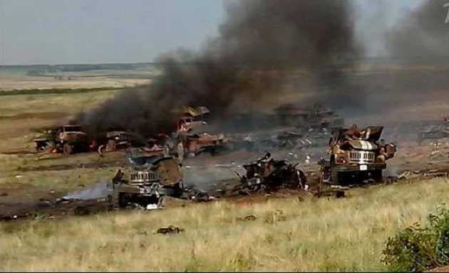 11 июля 2014 года. Российская армия убила 37 украинских военных под Зеленопольем