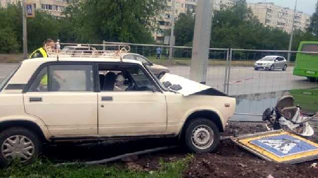 Пьяному водителю убившему младенца в Харькове объявили подозрение