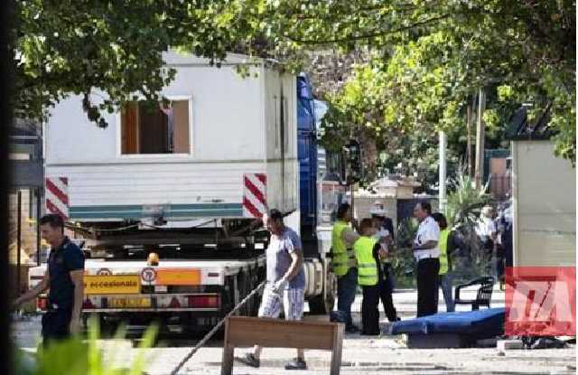 В Риме полиция снесла лагерь ромов