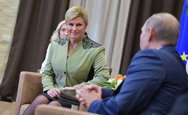 Президент Хорватии пригласила Путина в Загреб