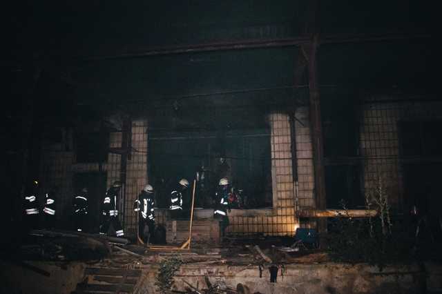 Под Киевом пожар помог словить воров металла