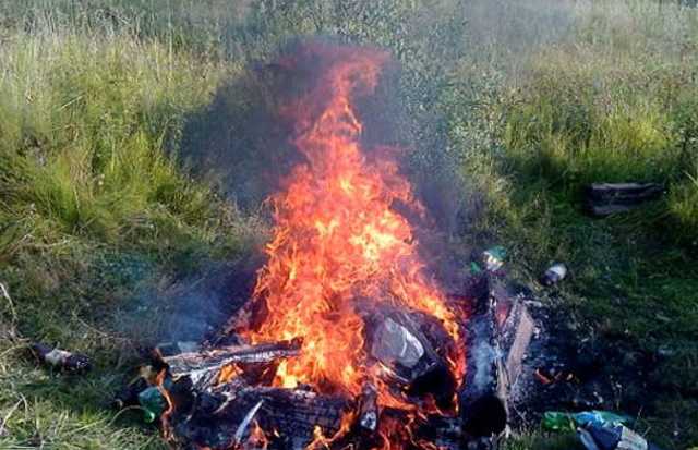 На Закарпатье 80-летняя старушка сгорела в костре