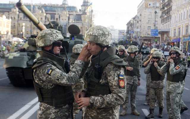 Военный парад в Киеве: появилось впечатляющее видео с кабины истребителя