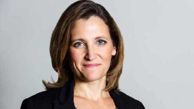 Христя Фриланд отменила визит в Киев