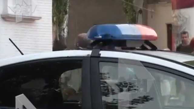 Появилось первое видео с места гибели Захарченко