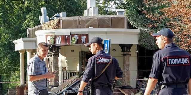 Разнесенный "Сепар". Как выглядит место убийства Захарченко