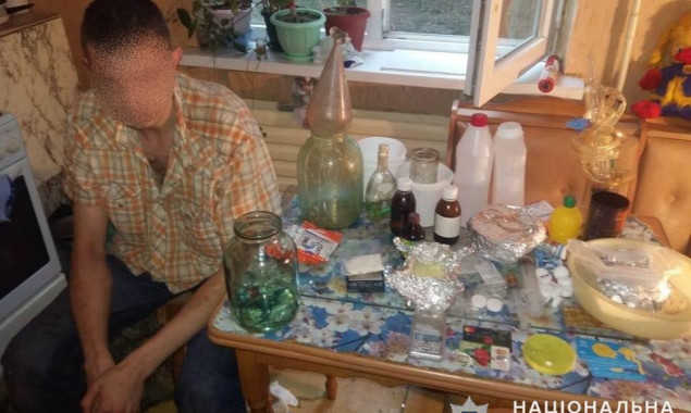 В Белой Церкви полицейские ликвидировали лабораторию по изготовлению амфетамина