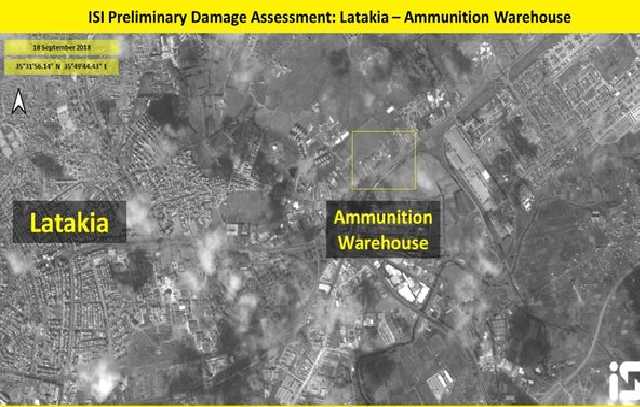 Появились снимки последствий авиаудара ВВС Израиля по Сирии, после которого сбили Ил-20