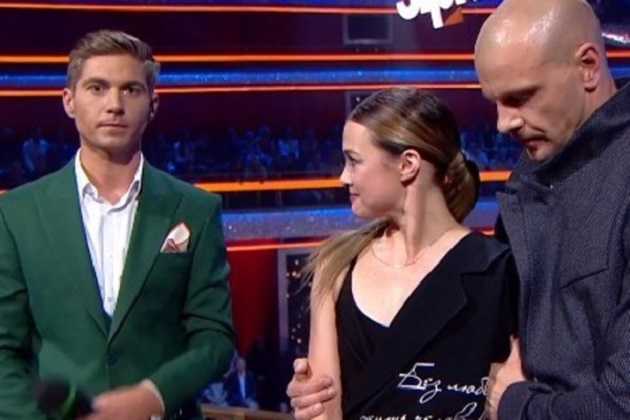 Владимир Остапчук и участники шоу Юлия Сахневич и Павел Вишняков