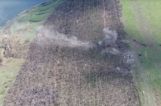 ВСУ метким огнем разнесли позицию боевиков «Прыщ» вблизи Горловки