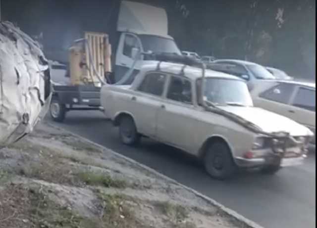 Водитель довел соцсети до слез своим самодельным ГБО