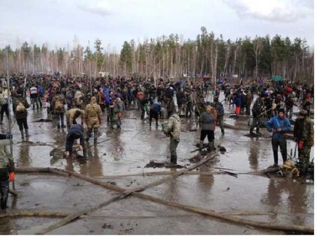 Вблизи места добычи янтаря люди в балаклавах напали на полицейских