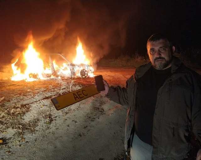 Лидер «АвтоЕвроСила» объяснил, почему сжег свой Range Rover, а не отдал в АТО