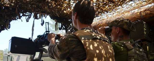 На передовой был ранен украинский боец