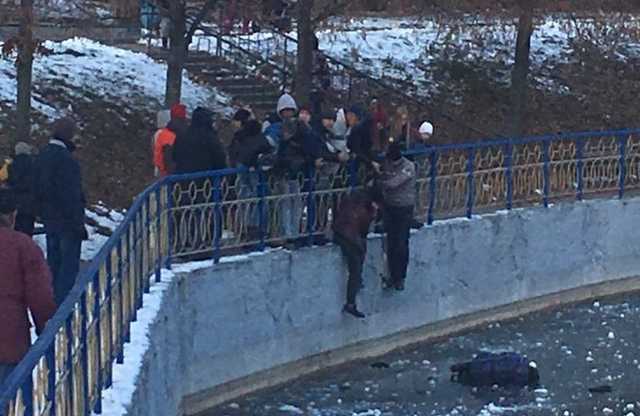 Киевлянин спас тонущего в озере ребенка