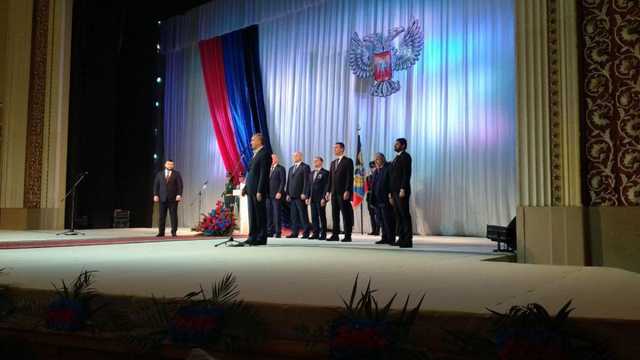 Аксенов и компания: на инаугурацию главаря ДНР в Донецк съехались российские оккупанты