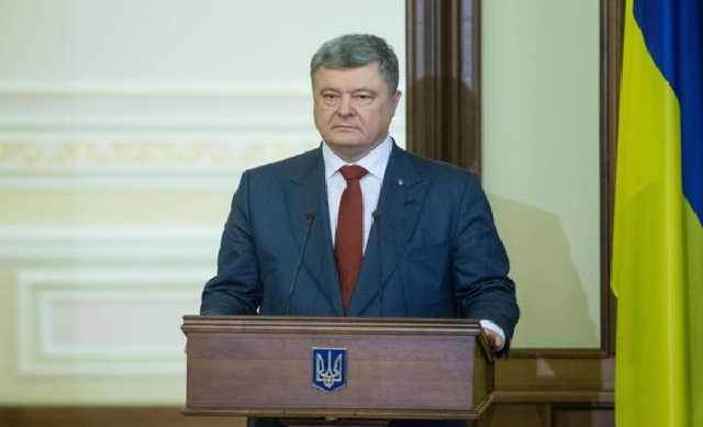 Военное положение введут на 30 дней - Порошенко