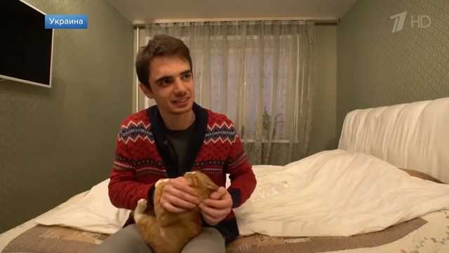 В годовщину Евромайдана Первый канал РФ показал “нищего украинца“, он оказался белорусом