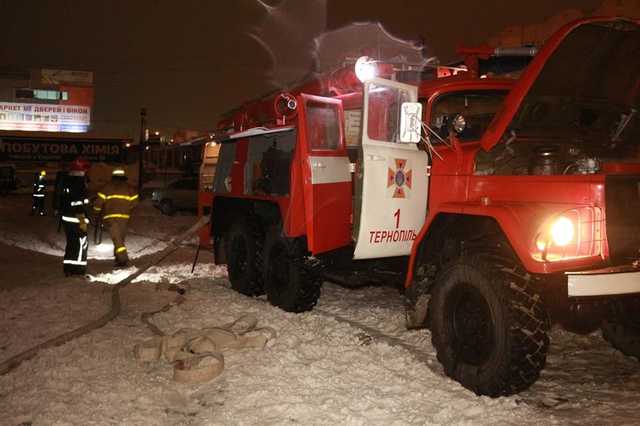 У Тернополі горів відомий ринок