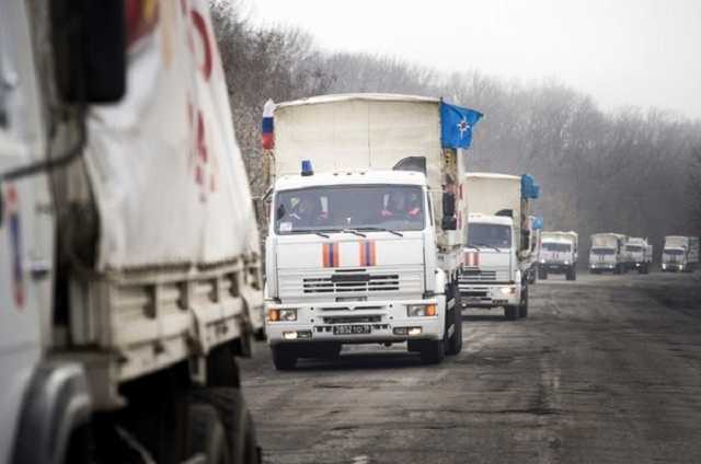 На Донбассе зафиксировали очередной «гумконвой» Путина