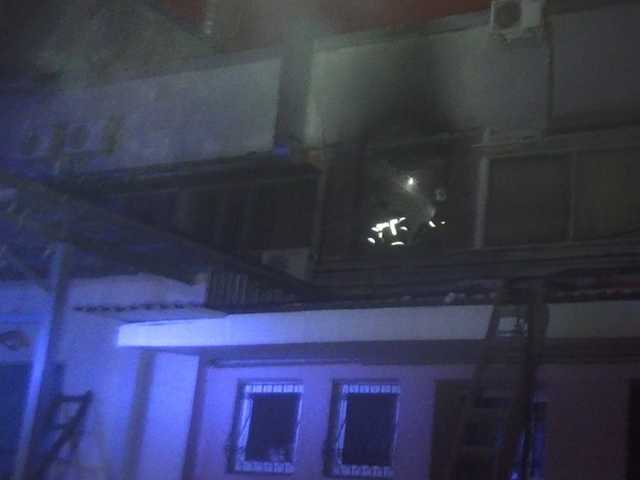 В Харькове горело кафе