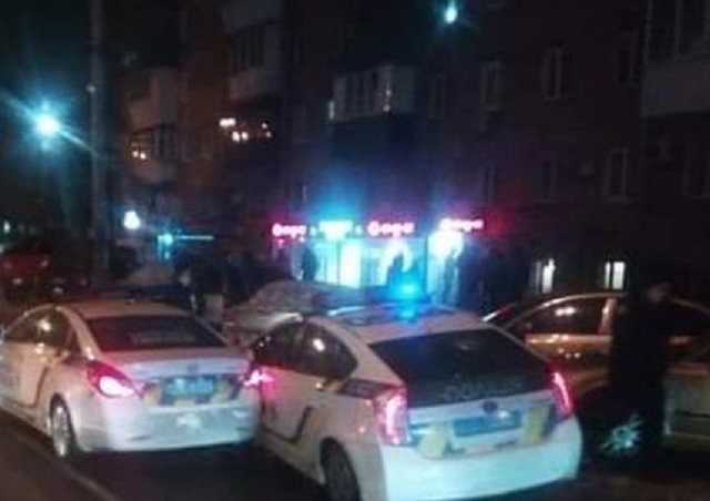 В Киеве столкнулись два патрульных автомобиля