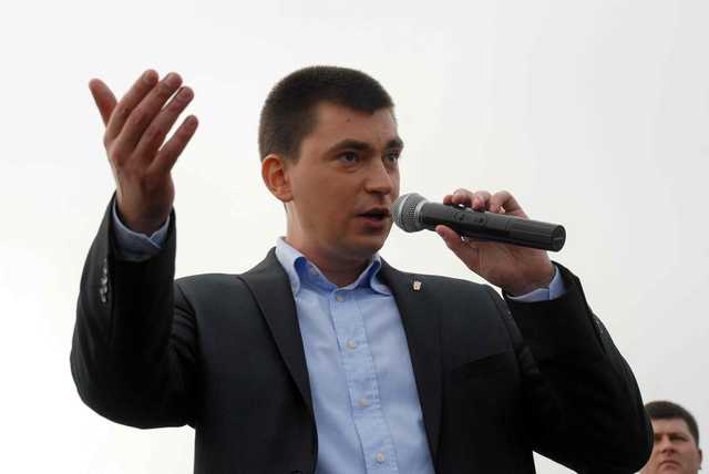 Михальчишин пообіцяв плюнути Садовому в «рило»