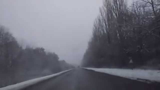 Новая дорога в Украине пришла в негодность за два месяца