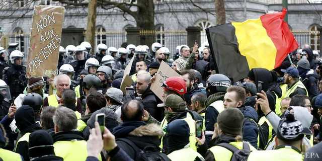 В Бельгии первая смерть на акциях "желтых жилетов"