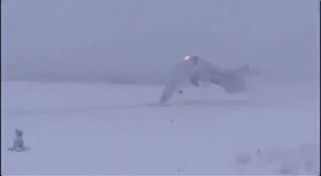 Переломился пополам: появилось видео момента падения российского бомбардировщика Ту-22