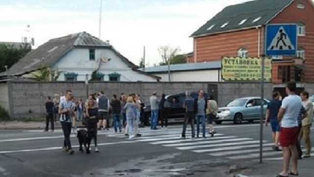 Из-за акции протеста под Киевом хотят перекрыть Черниговскую трассу