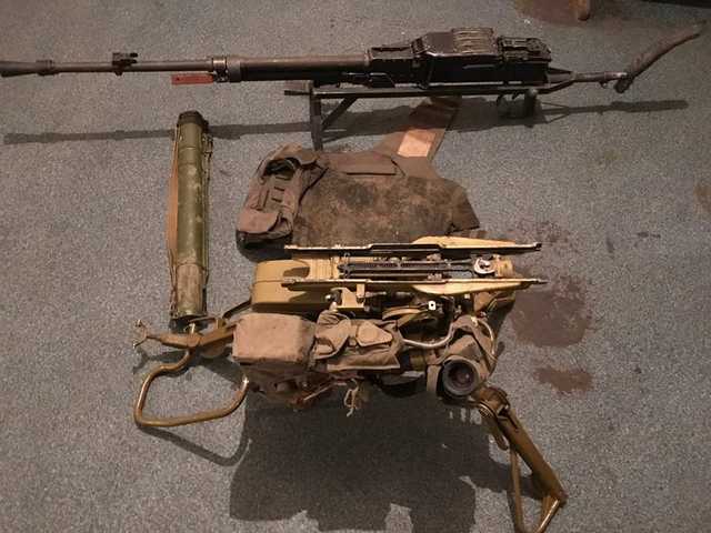 Разгром засады боевиков: бойцы показали трофеи