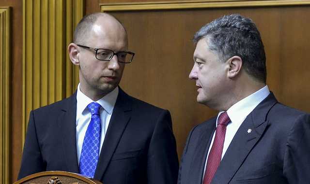 Яценюк обратился к Порошенко