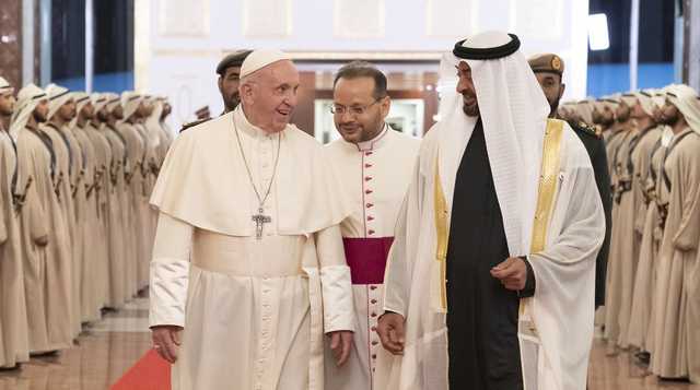 На первую мессу Папы Римского в Абу-Даби пришли 135 тысяч человек