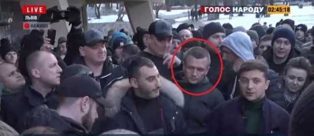На відео з Зеленським у Львові впізнали цікаву особистість
