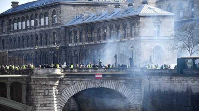 Протесты в Париже: более 20 задержанных