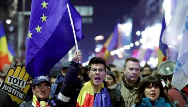 В Румынии проходит многотысячная акция протеста