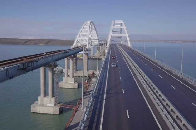 ЧП с Крымским мостом попало на видео