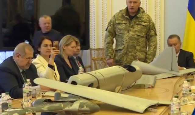 У Верховну Раду принесли російські безпілотники