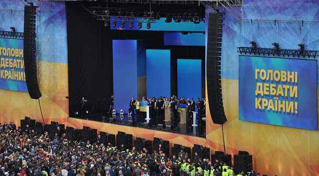 Кто победил на дебатах? Опубликовано видео опроса зрителей на НСК “Олимпийский” в Киеве