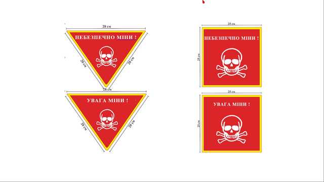 Кабмин утвердил правила обозначения заминированных территорий