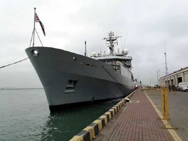 В Украину прибыл британский разведывательный корабль: в сети появились фото