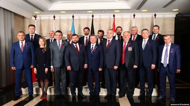 «Власти» Крыма приехали в Донецк, чтобы отметить «пятилетие «ДНР»