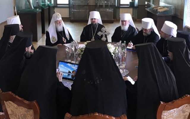 Филарет приехал на синод ПЦУ