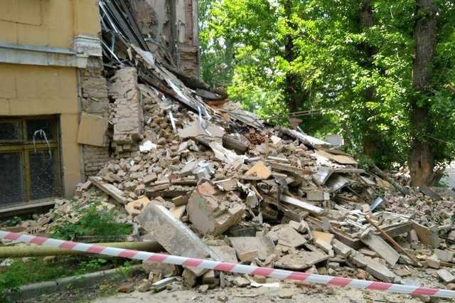 В центре Киева обрушился колледж